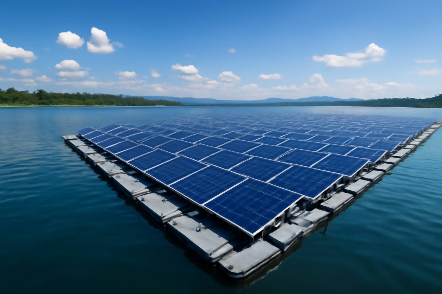 نیروگاه‌های خورشیدی شناور